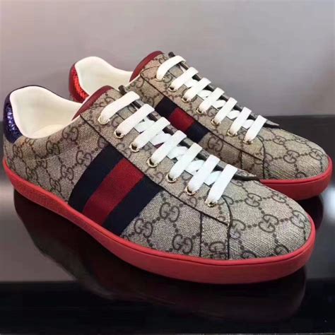 mens gucci canvas shoes|gucci inspired sneakers.